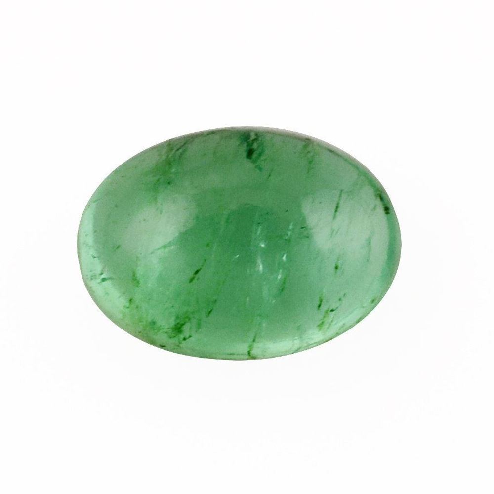 BRAZILIAN EMERALD OVAL CAB 7X5MM 1.03 Cts.