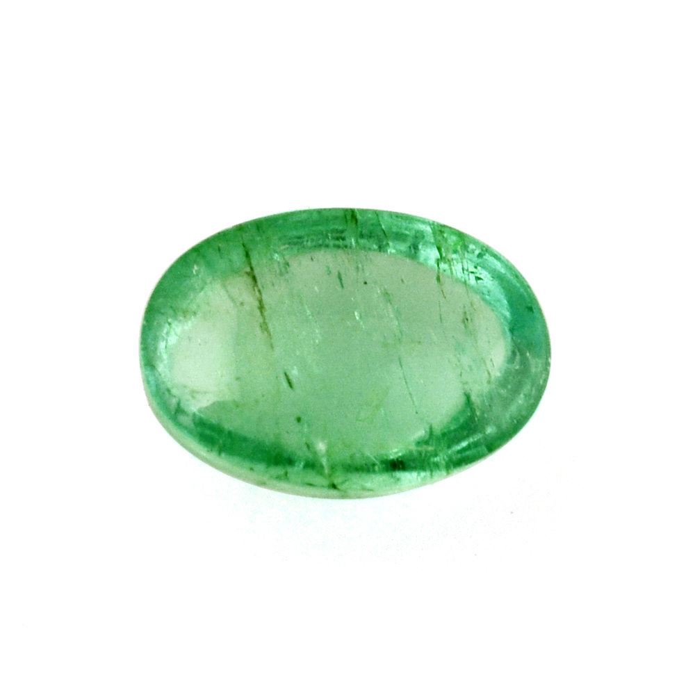 BRAZILIAN EMERALD OVAL CAB 7X5MM 1.03 Cts.