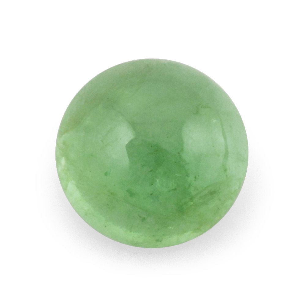 BRAZILIAN EMERALD ROUND CAB 8MM 2.15 Cts.