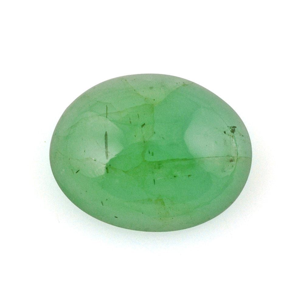 BRAZILIAN EMERALD OVAL CAB 11.50X9MM 3.30 Cts.