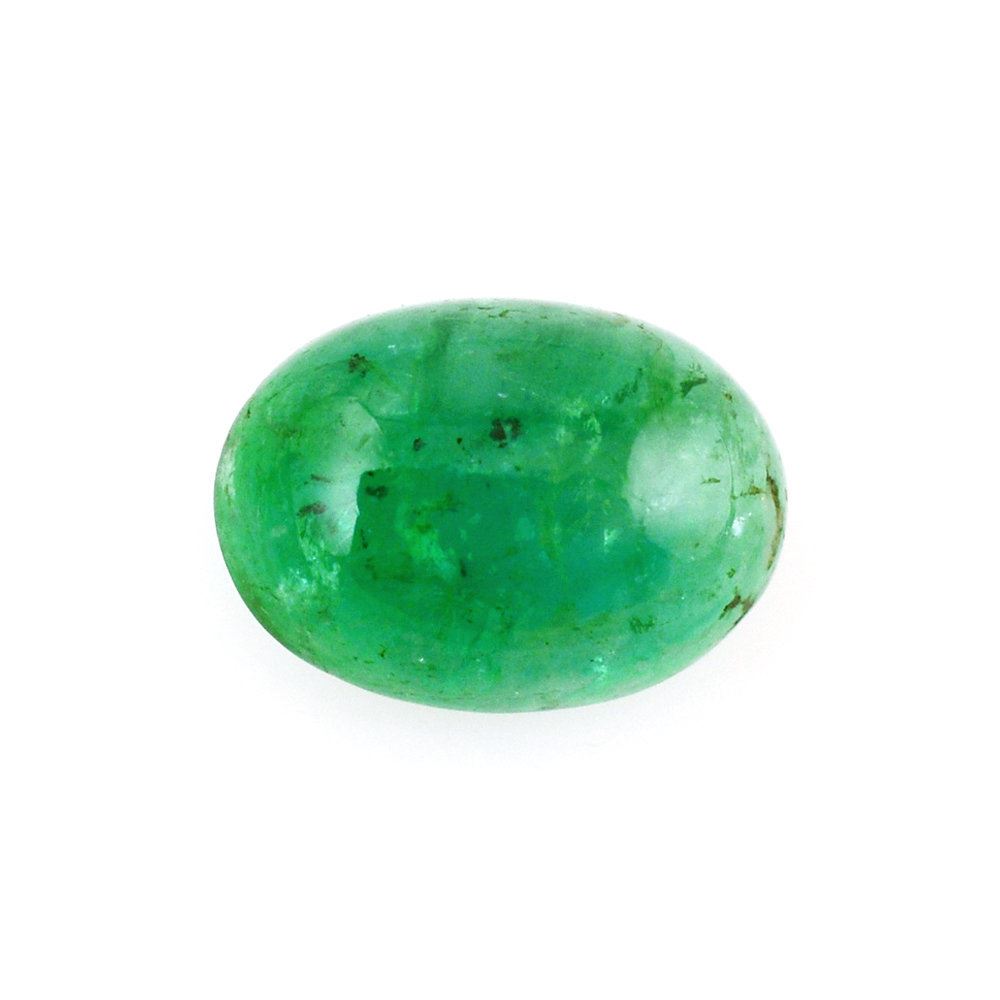 BRAZILIAN EMERALD OVAL CAB 9X6.50MM 2.15 Cts.