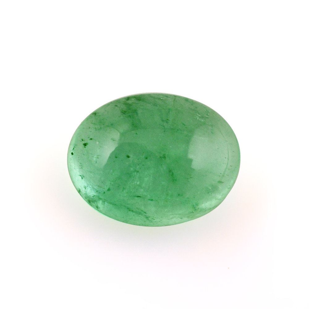 BRAZILIAN EMERALD OVAL CAB 7X5MM 0.88 Cts.