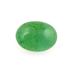 BRAZILIAN EMERALD OVAL CAB 7X5MM 0.85 Cts.