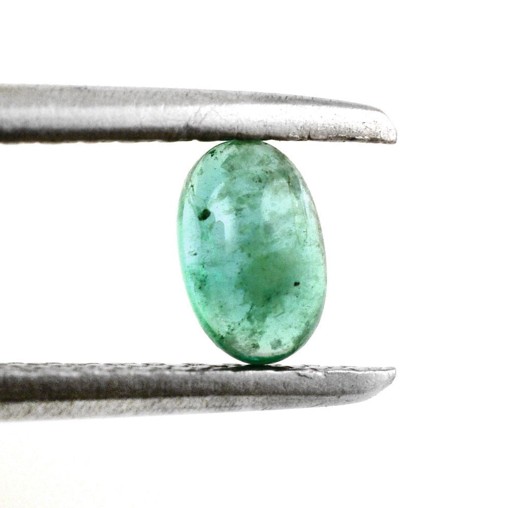 BRAZILIAN EMERALD OVAL CAB 5X3MM 0.23 Cts.