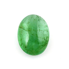 BRAZILIAN EMERALD OVAL CAB 8X6MM 1.25 Cts.