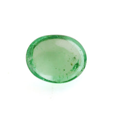 BRAZILIAN EMERALD OVAL CAB 6X5MM 0.80 Cts.