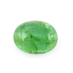 BRAZILIAN EMERALD OVAL CAB 10X7.50MM 2.65 Cts.