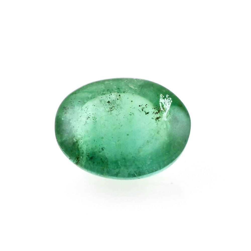 BRAZILIAN EMERALD OVAL CAB 5X4MM 0.38 Cts.