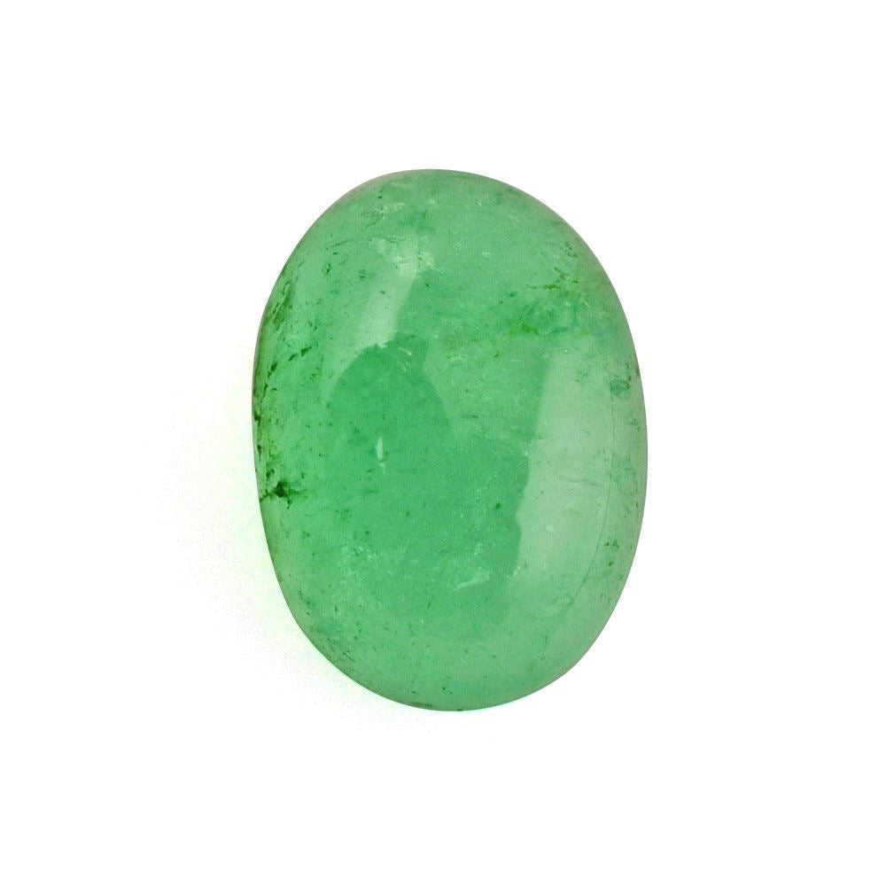 BRAZILIAN EMERALD OVAL CAB 6.50X5MM 0.83 Cts.