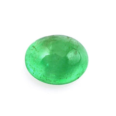 BRAZILIAN EMERALD OVAL CAB 5X4MM 0.40 Cts.