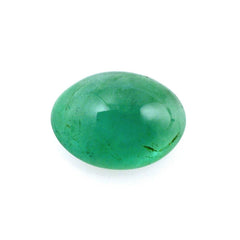 BRAZILIAN EMERALD OVAL CAB 7X5MM 0.90 Cts.