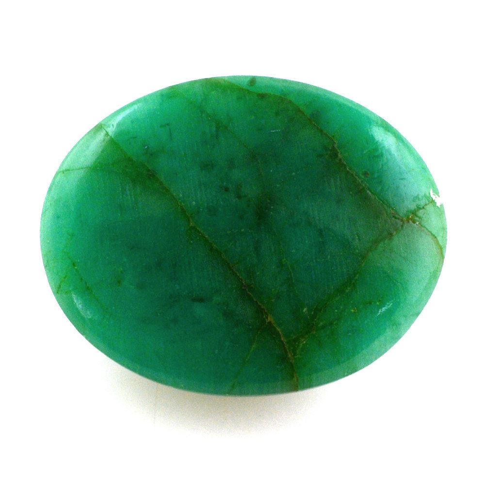 EMERALD OVAL CAB 16X12.50MM 10.15 Cts.