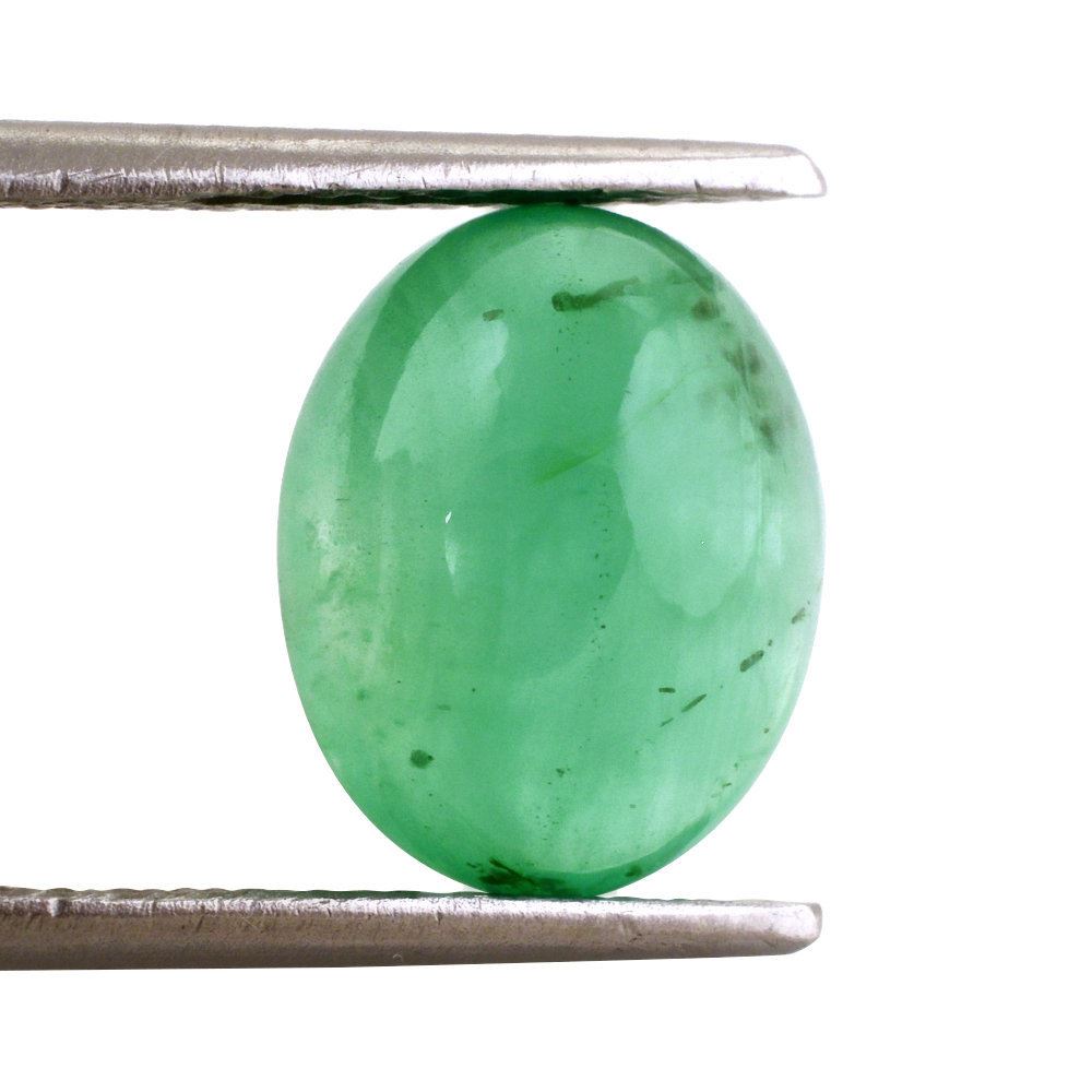 EMERALD OVAL CAB 12X9.50MM 4.50 Cts.