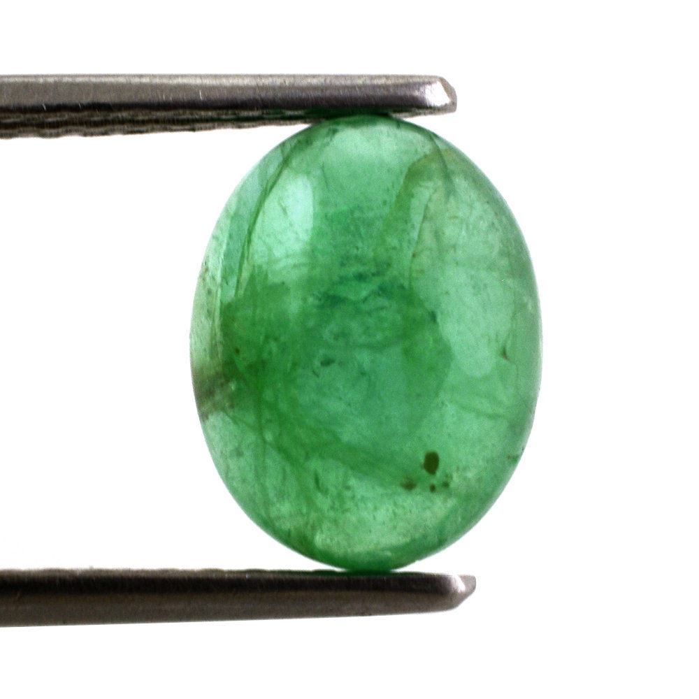 EMERALD OVAL CAB 11.50X8.50MM 3.65 Cts.