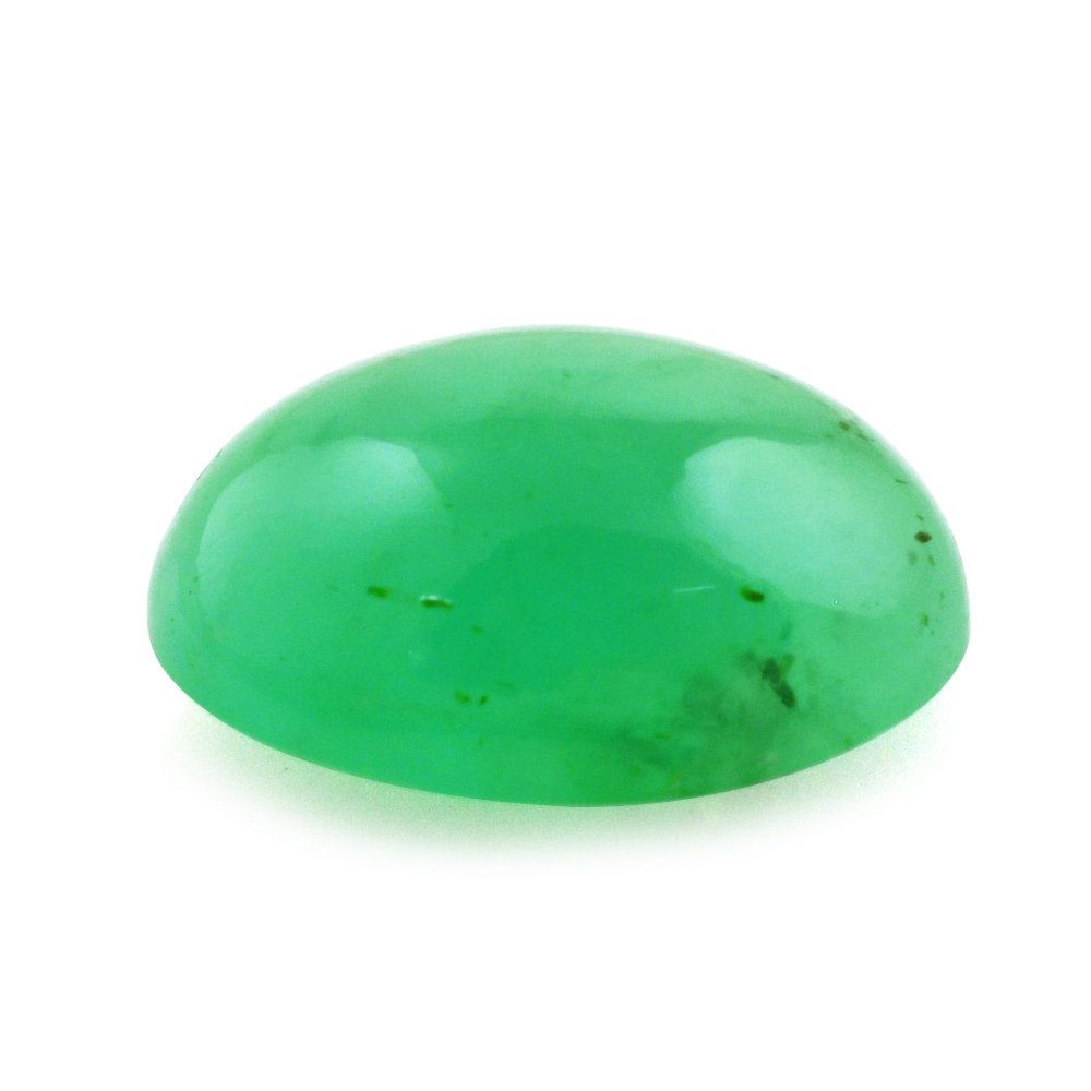 EMERALD OVAL CAB 12X9MM 4.10 Cts.