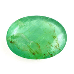 EMERALD OVAL CAB 14X10MM 5.45 Cts.