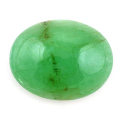 EMERALD OVAL CAB 14X11MM 6.10 Cts.