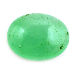EMERALD OVAL CAB 14X11MM 6.35 Cts.