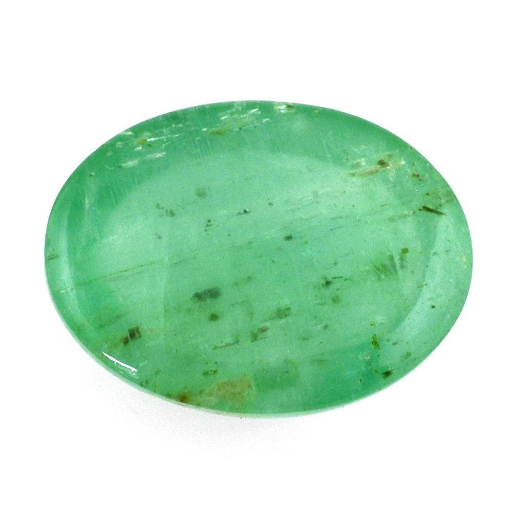 EMERALD OVAL CAB 14X10.50MM 6.00 Cts.