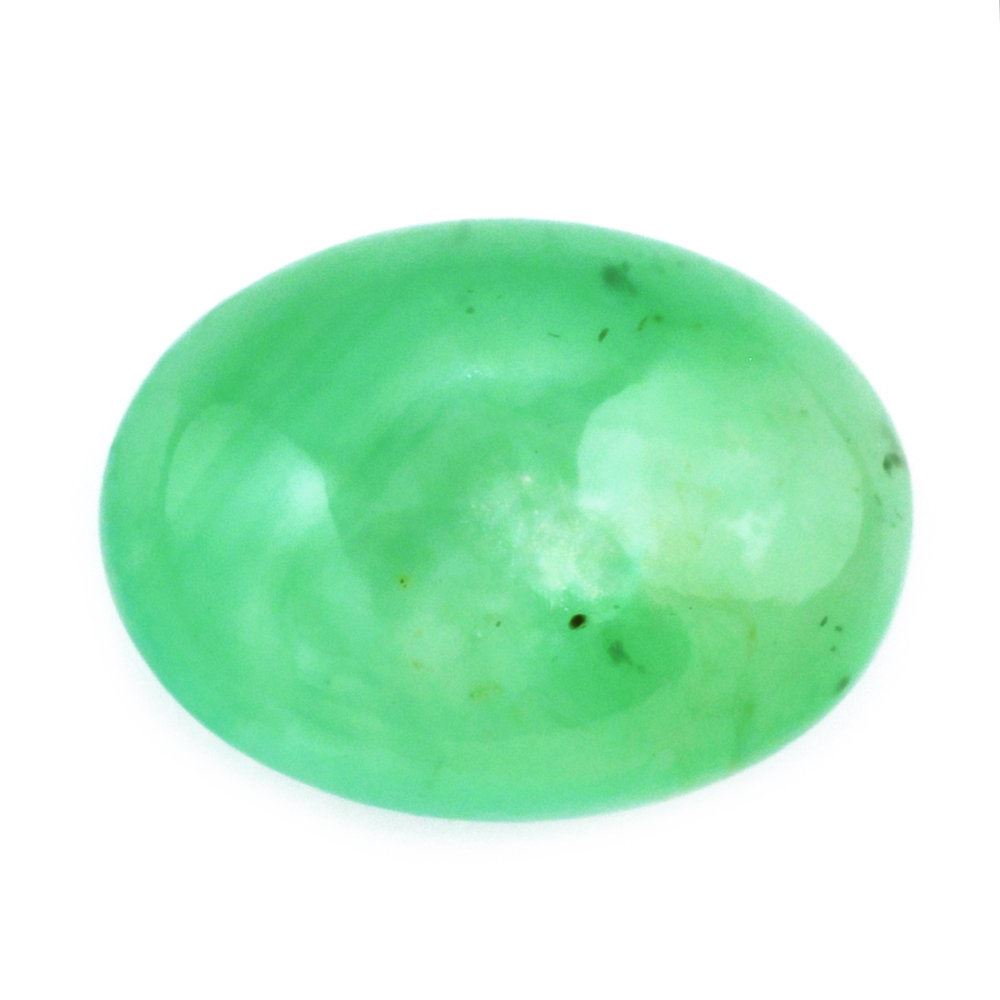 EMERALD OVAL CAB 14X10.50MM 5.75 Cts.