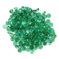 EMERALD DIAMOND CUT ROUND 2.60MM 0.06 Cts.