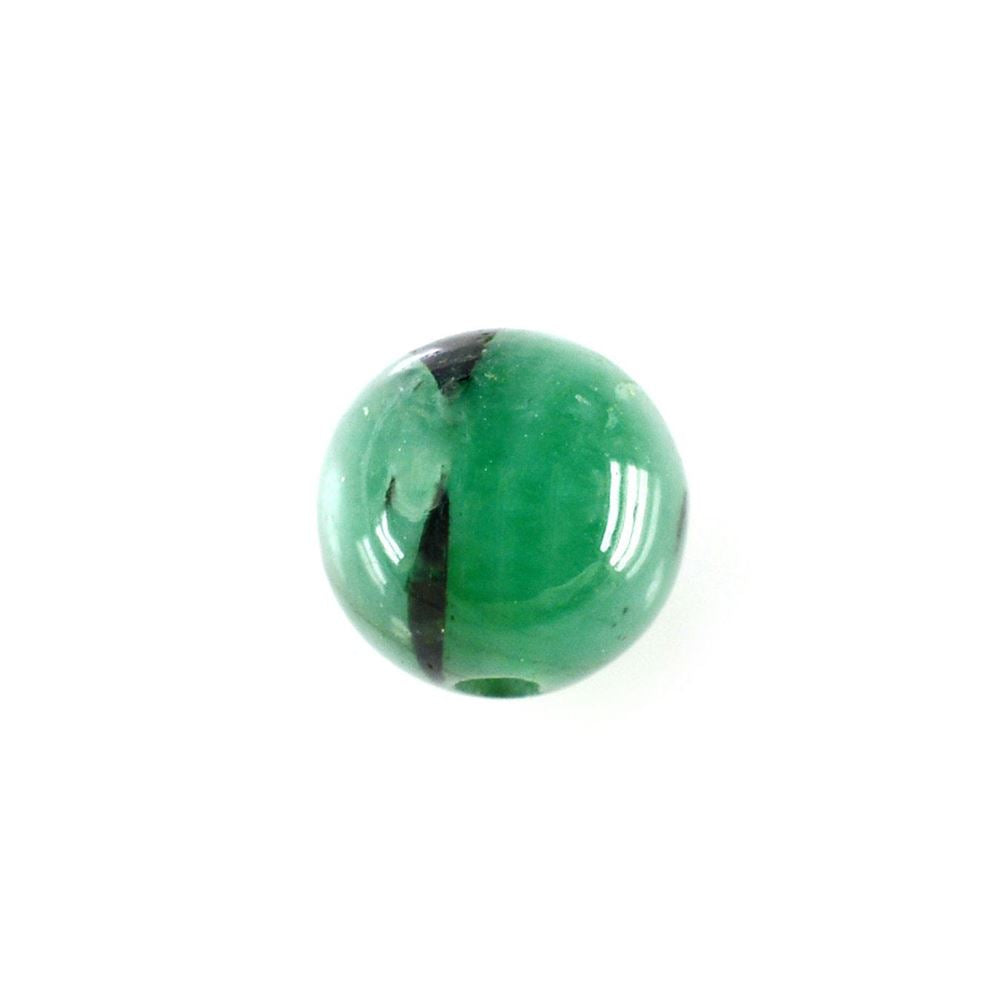 EMERALD PLAIN BALL (FULL DRILL) 6MM 1.57 Cts.