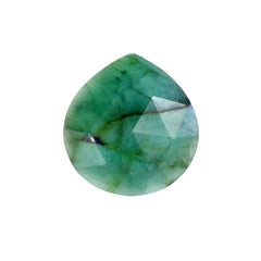 EMERALD ROSE CUT TABEEZ CAB 9.50X8.80MM 1.37 Cts.