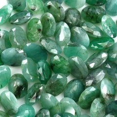 EMERALD (OPAQUE) CUT OVAL 8X6MM 1.10 Cts.