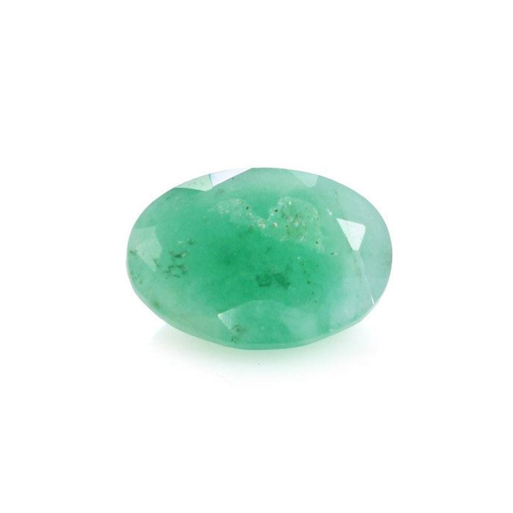 EMERALD (MEDIUM/OPAQUE) CUT OVAL 6X4MM 0.42 Cts.