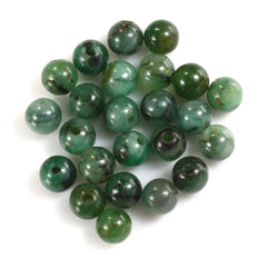 EMERALD PLAIN BALLS (FULL DRILL) 6MM 1.56 Cts.