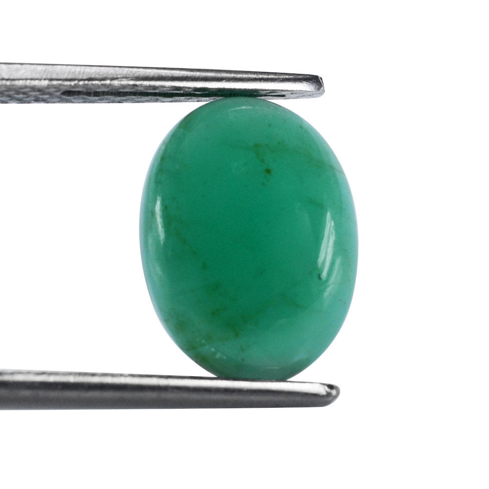 EMERALD OVAL CAB 12.50X9.40MM 3.80 Cts.