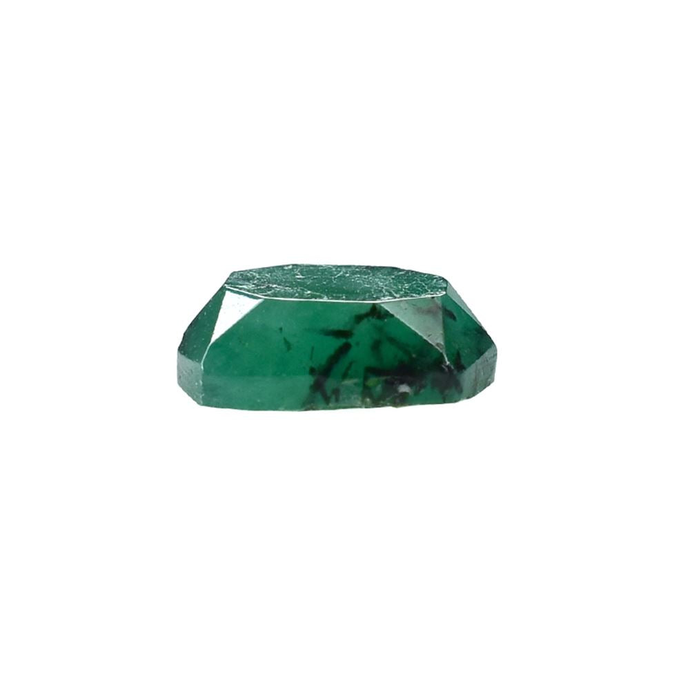 EMERALD (GREEN) (OPAQUE)(WITH PATTERN) TABLE CUT LONG FANCY OCTAGON 10.00X8.00 MM 2.39 CTS