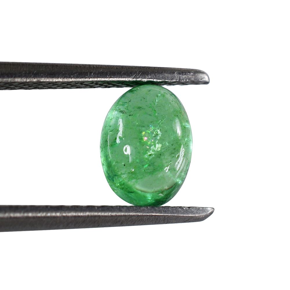 EMERALD OVAL CAB 7X5MM 1.04 Cts.