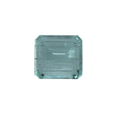 NIGERIAN EMERALD CUT SQUARE OCTAGON 10.70X10.00 MM 4.95 CTS