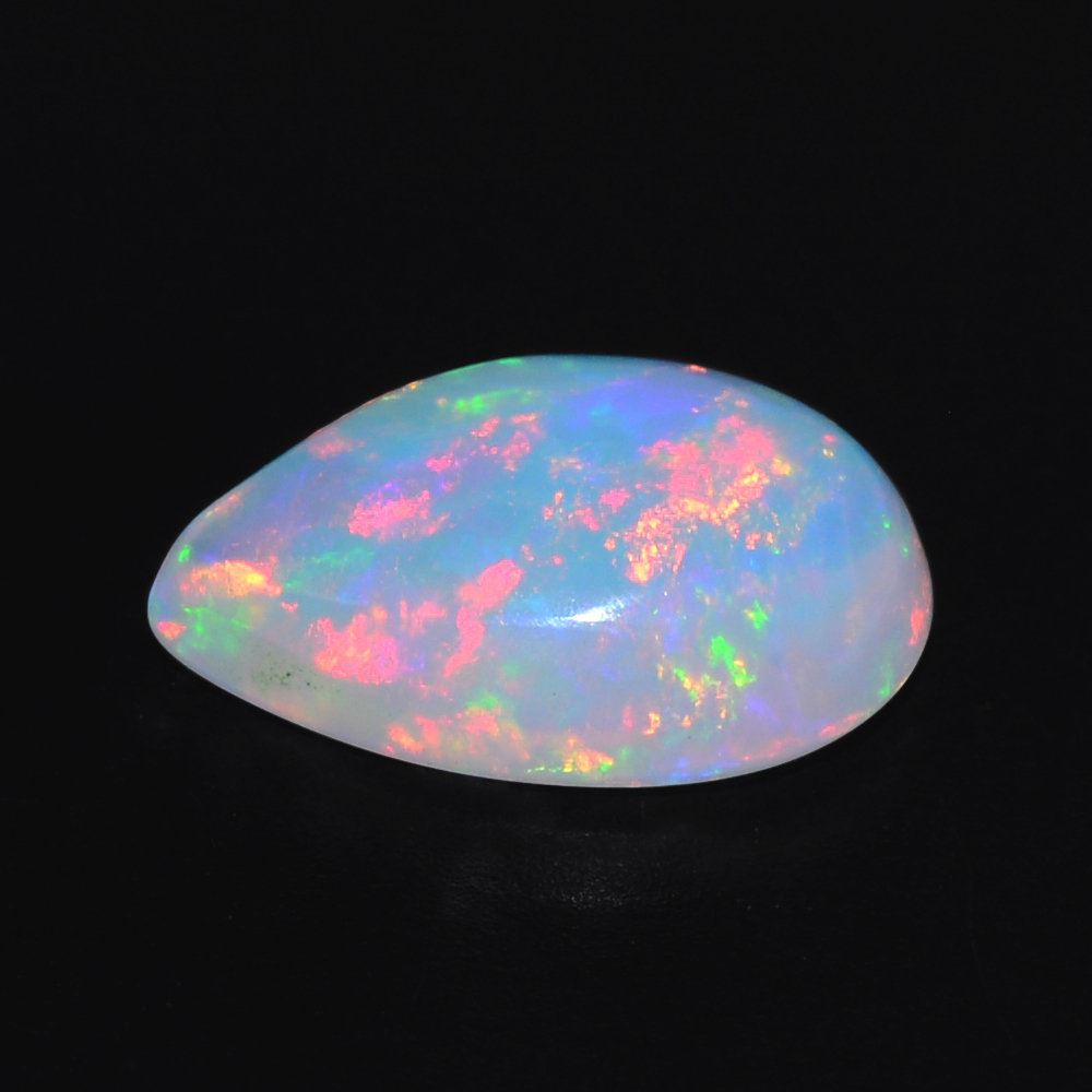 ETHIOPIAN OPAL PEAR CAB 10X7MM 1.03 Cts.