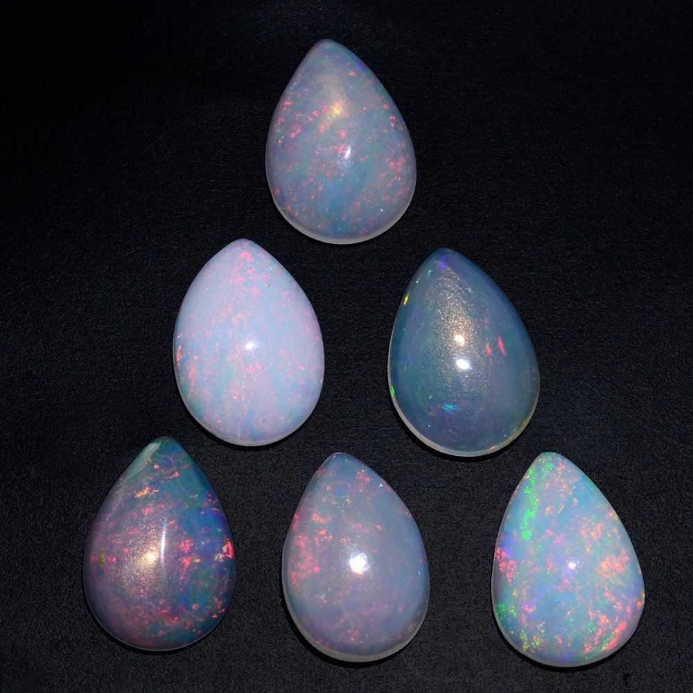 ETHIOPIAN OPAL PEAR CAB 10X7MM 1.15 Cts.