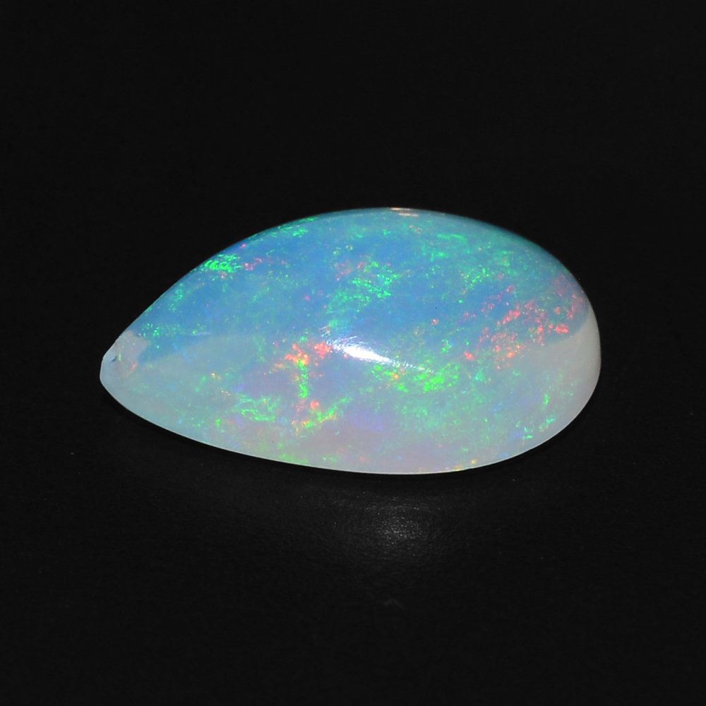 ETHIOPIAN OPAL PEAR CAB 9X6MM 0.76 Cts.