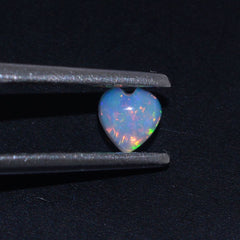 ETHIOPIAN OPAL HEART CAB 4MM 0.19 Cts.