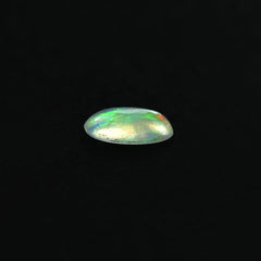 ETHIOPIAN OPAL PLAIN OVAL CAB (OFF WHITE TRANSPARENT/VERY LOW POWER) 5.00X3.00 MM 0.13 CTS