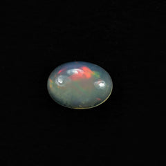 ETHIOPIAN OPAL PLAIN OVAL CAB (YELLOWISH TRANSPARENT/VERY LOW POWER) 7.00X5.00 MM 0.46 CTS