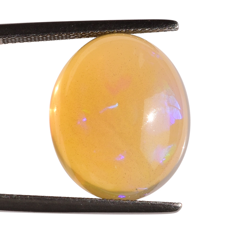 ETHIOPIAN OPAL PLAIN OVAL CAB 18.50X15.50 MM 14.85 Cts.