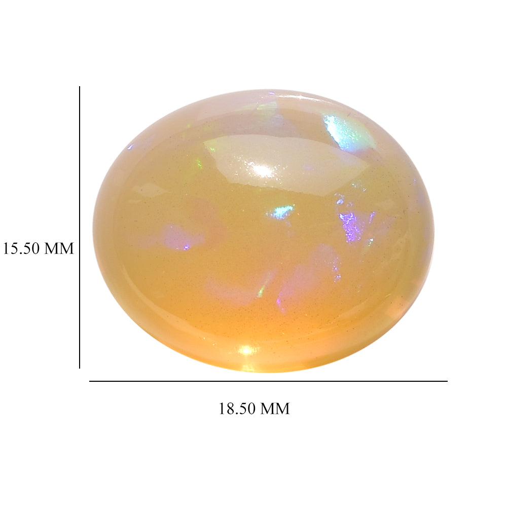 ETHIOPIAN OPAL PLAIN OVAL CAB 18.50X15.50 MM 14.85 Cts.