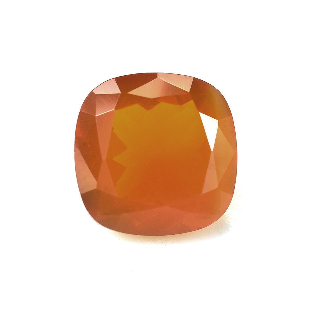 AMERICAN FIRE OPAL CUT CUSHION (SI) 9MM 2.18 Cts.