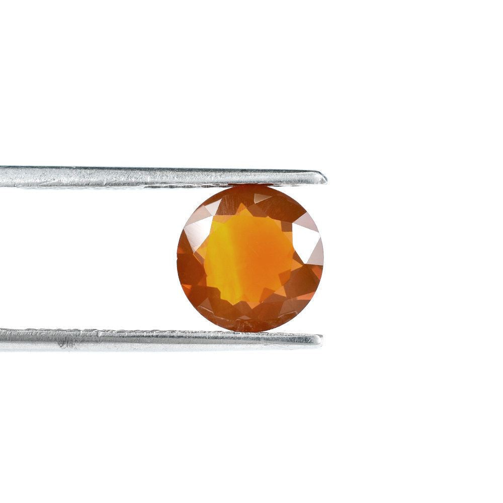 AMERICAN FIRE OPAL CUT ROUND 9MM 1.7 Cts.