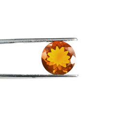 AMERICAN FIRE OPAL CUT ROUND 12MM 3.97 Cts.