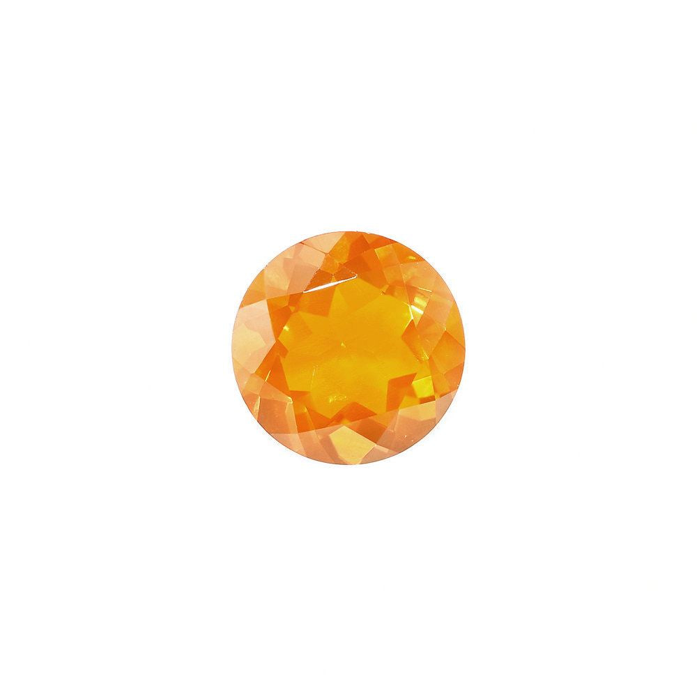 AMERICAN FIRE OPAL CUT ROUND 8MM 1.41 Cts.