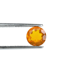 AMERICAN FIRE OPAL CUT ROUND 8MM 1.41 Cts.