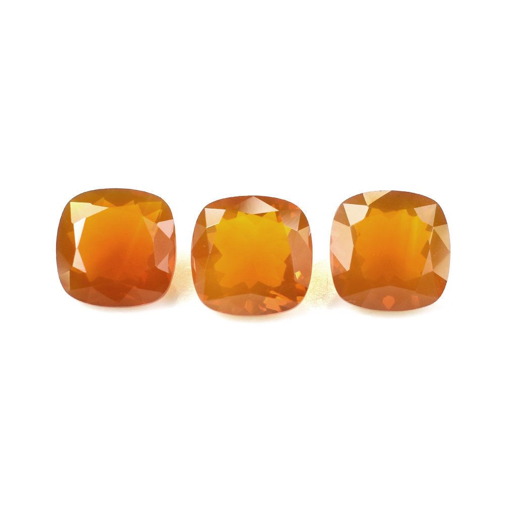 AMERICAN FIRE OPAL CUT CUSHION 8MM 1.5 Cts.