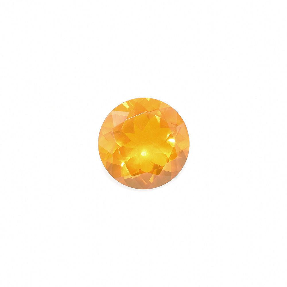 AMERICAN FIRE OPAL CUT ROUND 8MM 1.43 Cts.