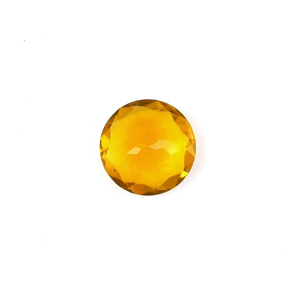 AMERICAN FIRE OPAL CUT ROUND 8MM 1.33 Cts.